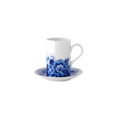 Blue Ming - Taza De Café Con Platillo 100 ML