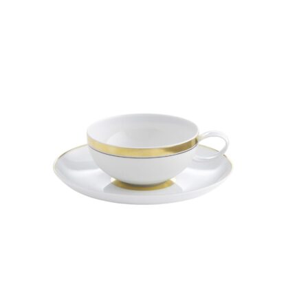 Domo Gold - Taza De Té Con Platillo 251 ML