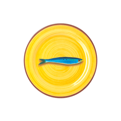 Aimone - Plato De Fruta Amarillo 23 CM