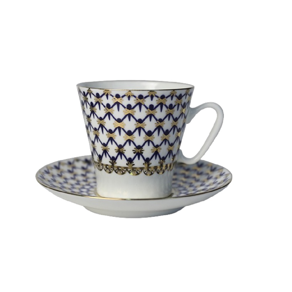 Julia Cobalt - Taza de Cafe con Platillo 80 ml