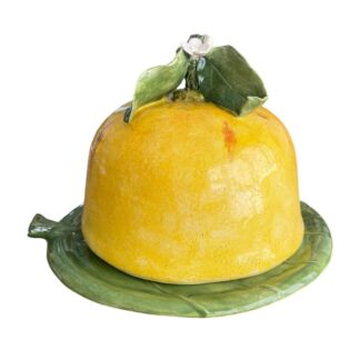 Porta Pastel Con Tapa Limón